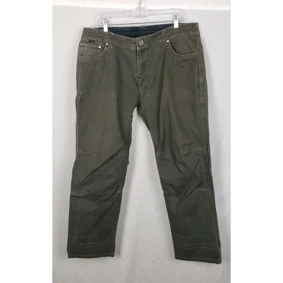 Kuhl Born In The Mountains Vintage Patina Dye Pants Rydr Gray 38x32 Outdoor Hike - Picture 1 of 8